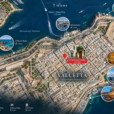Historic - Heart Of - Near Sea & Ferry Valletta
